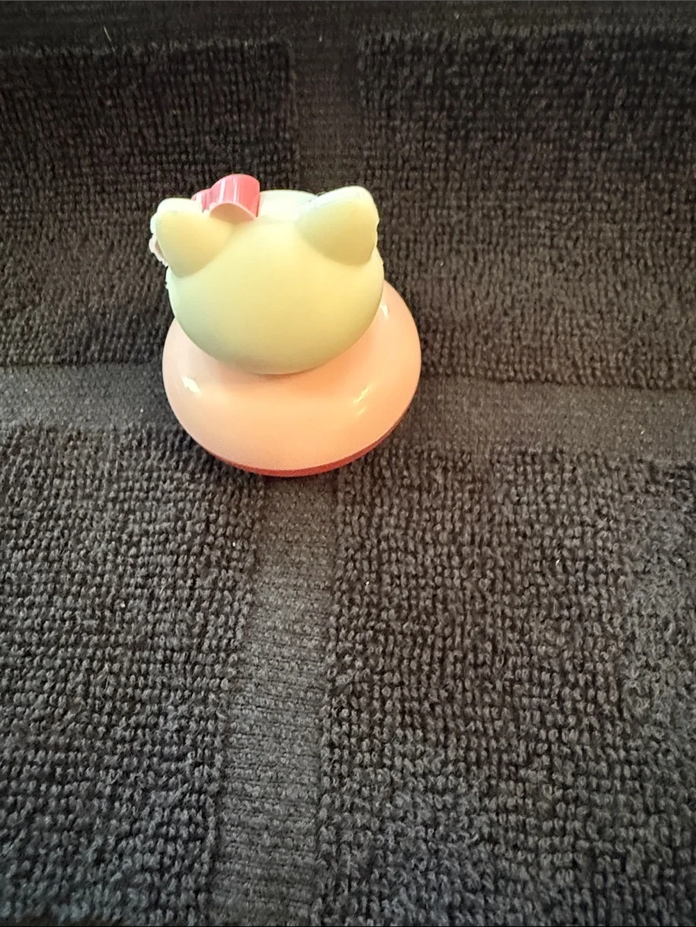 Hello Kitty Pink Bow Lip Balm with Pale Pink and Coral Base